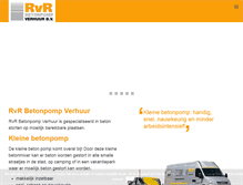 Tablet Screenshot of kleinebetonpomp.nl
